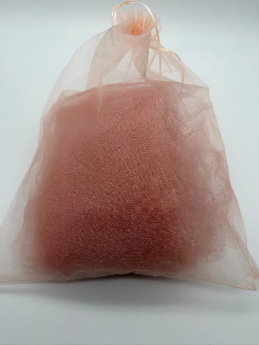 Peach Blush Pre-Cut Tulle Strips 5